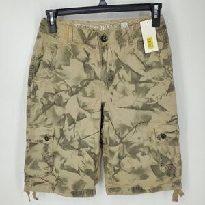GUESS Jeans Tie Dye Camoflouge Boys Cargo Shorts Size 18